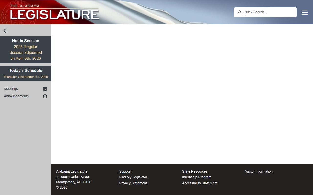 Alabama Code public records statute page used for Madison County requests